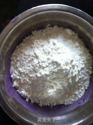紫薯发糕的做法步骤:5