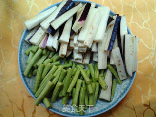 茄子炒豆角的做法步骤:5
