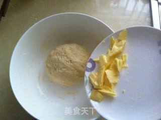 培根&香蕉双拼披萨的做法步骤:5