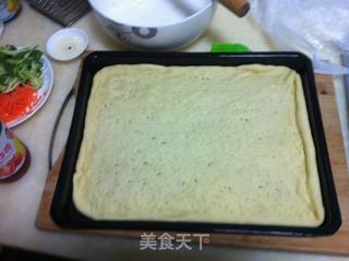 培根&香蕉双拼披萨的做法步骤:12