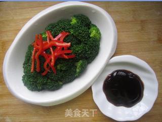 蚝油西兰花的做法步骤:8