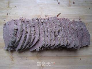 辣酱拌牛肉的做法步骤:6