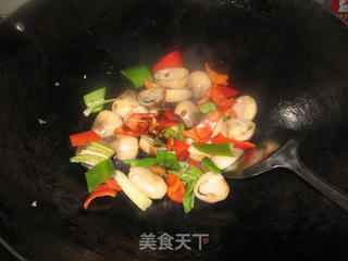 蚝油草菇的做法步骤:5