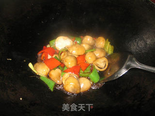 蚝油草菇的做法步骤:6