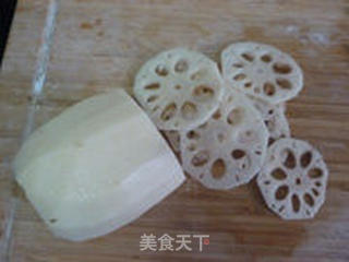 姜汁莲藕的做法步骤:2