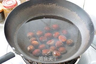 无油香菇栗子鸡的做法步骤:3