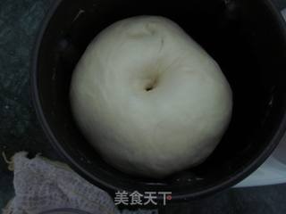 椰香辫子包的做法步骤:3