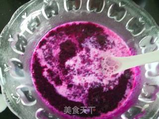 火龙果牛奶冻膏的做法步骤:3