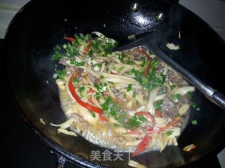 沙姜爆杏鲍菇的做法步骤:10