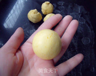 南瓜黑芝麻汤圆的做法步骤:7