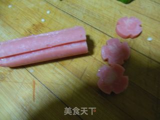 秋葵炒火腿——四季情愫之“秋之语”的做法步骤：3