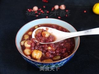 水灵女人轻松吃出来——红豆莲子羹的做法步骤:8