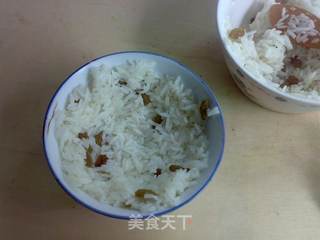 桂花紫薯糯米饭的做法步骤:6