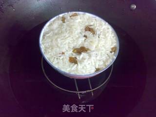 桂花紫薯糯米饭的做法步骤:8