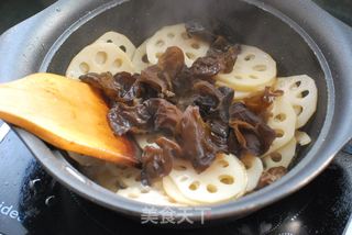 【莲藕木耳炒肉片】的做法步骤:14