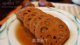 红糖蜜汁【糯米藕】的做法步骤:10