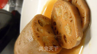 红糖蜜汁【糯米藕】的做法步骤:9