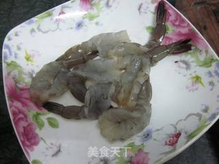 黄金芙蓉虾的做法步骤:3