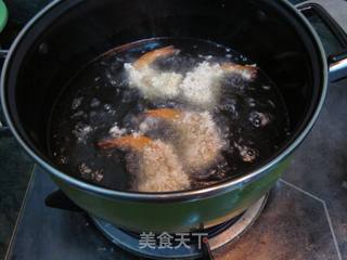 黄金芙蓉虾的做法步骤:8