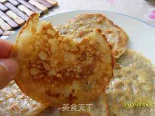 板栗牛奶煎香饼的做法步骤:5