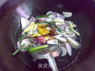 葱卤五花肉的做法步骤:4