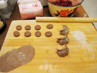 红菜头饺子的做法步骤:13