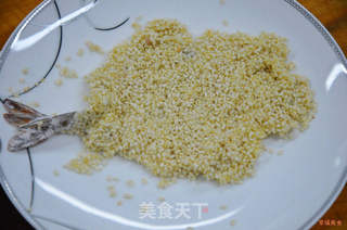 基围虾华丽转身之芝麻凤尾虾排的做法步骤:7