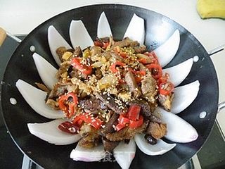 西北菜-----平锅羊肉的做法步骤:18