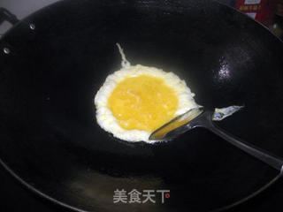 菜心粒鸡蛋炒饭的做法步骤：5