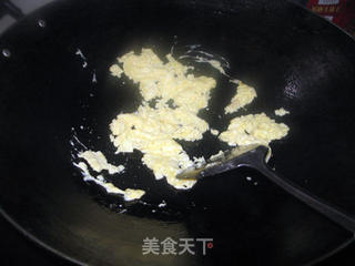 菜心粒鸡蛋炒饭的做法步骤:6