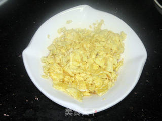 菜心粒鸡蛋炒饭的做法步骤:7