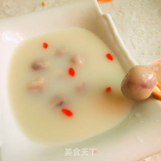 豆浆食谱---糯米紫薯汤圆的做法步骤:12