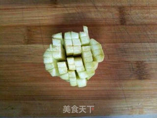 菊花茄子的做法步骤:4