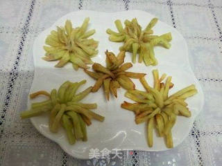 菊花茄子的做法步骤:8