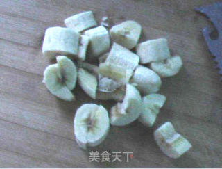 香蕉黑米粥的做法步骤:4