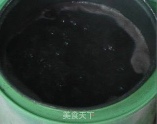 香蕉黑米粥的做法步骤:7