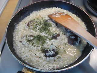 松露鸡汁意大利调味饭（Truffle Risotto）的做法步骤：7