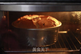 巧克力豆戚风蛋糕的做法步骤:8