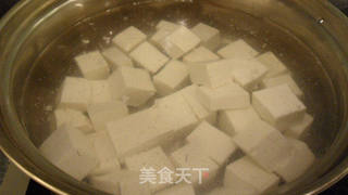 金沙玉米豆腐的做法步骤:3