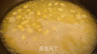 金沙玉米豆腐的做法步骤:9