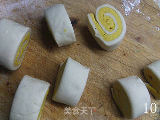 南瓜馒头的做法步骤:10