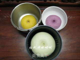 棒棒糖花卷的做法步骤:3
