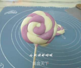 棒棒糖花卷的做法步骤:8