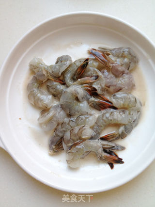 菠萝咕噜虾的做法步骤:3