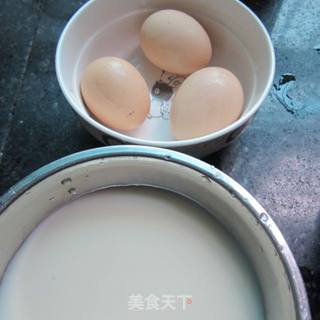 豆浆蒸冻蛋的做法步骤：1