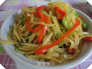 双椒土豆丝的做法步骤：11