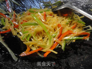 双椒土豆丝的做法步骤：10