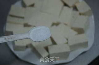 孜然煎豆腐的做法步骤：3