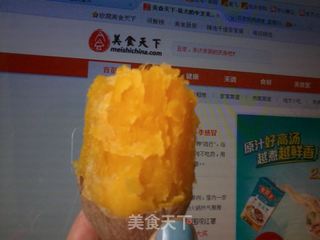 微波炉红薯的做法步骤:9