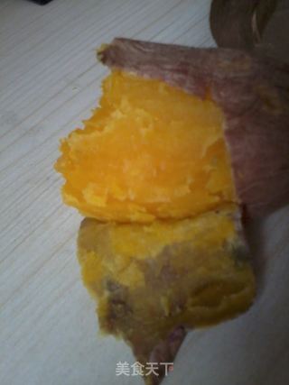 微波炉红薯的做法步骤:7